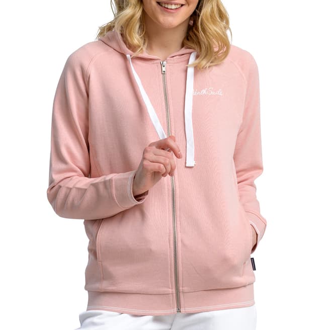 NORTH SAILS Pink Hooded Cotton Sweatshirt