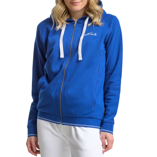 NORTH SAILS Blue Hooded Cotton Sweatshirt