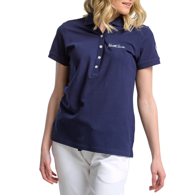 NORTH SAILS Navy Cotton Polo Shirt