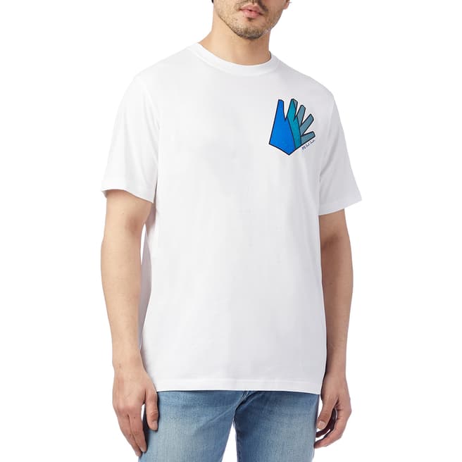 PAUL SMITH White High Five Graphic T-Shirt