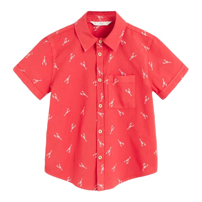 Mango Red Lobsters Print Shirt