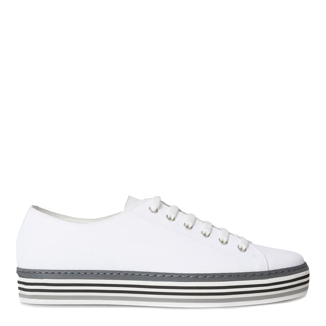 PAUL SMITH White Sotto Leather Trainers