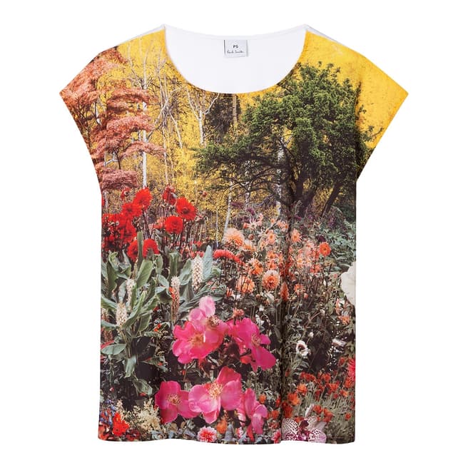 PAUL SMITH Floral Garden Print T-Shirt
