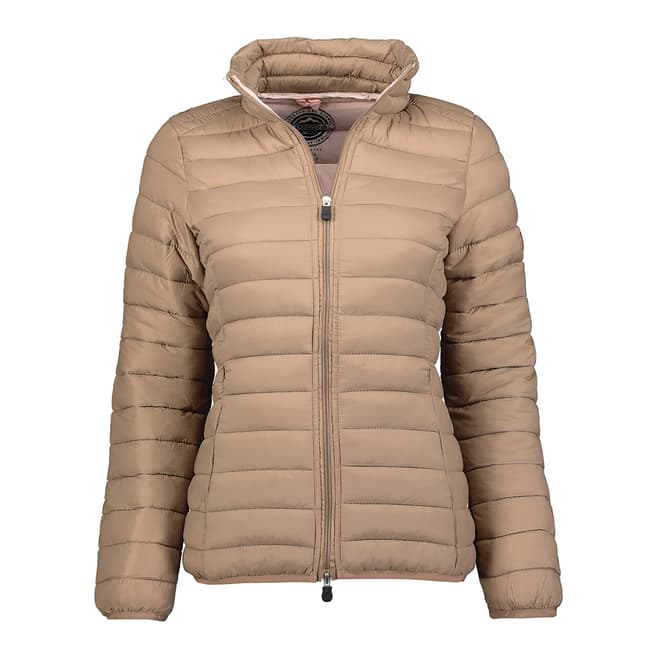 Geographical Norway Taupe Full Zip Jacket 