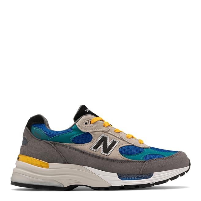 New Balance: Made In U.S Blue/Multi 992 Trainers