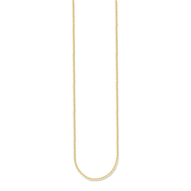 Thomas Sabo 18k Yellow Gold Venezia Chain Necklace 50cm