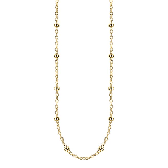 Thomas Sabo 18k Yellow Gold Round Belcher Chain Necklace