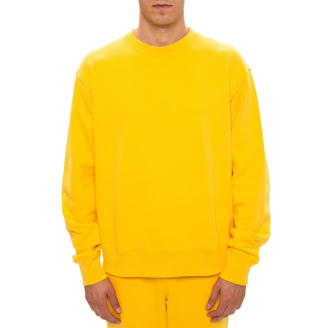 adidas x Pharrell Williams Unisex Yellow Premium Basics Sweatshirt