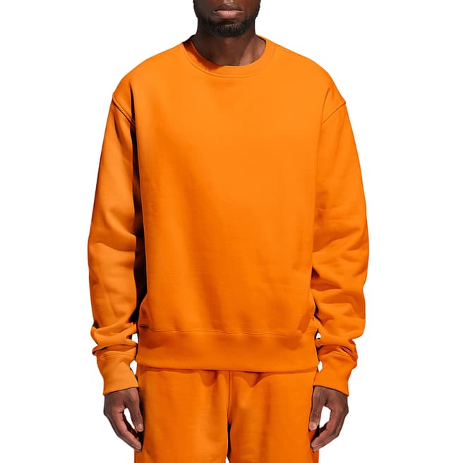 adidas x Pharrell Williams Unisex Orange Premium Basics Sweatshirt
