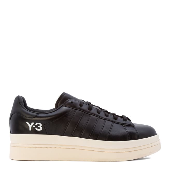 adidas Y-3 Black Hicho Leather Sneakers
