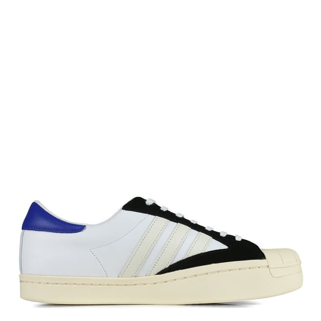 adidas Y-3 White/Black Yohji Star Leather Sneakers