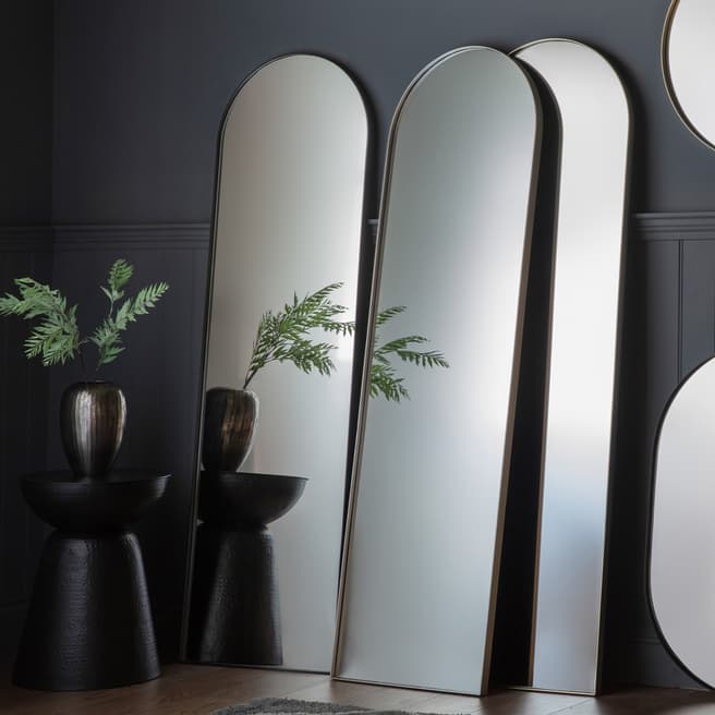 Gallery Living Hoston Arch Mirror in SIlver