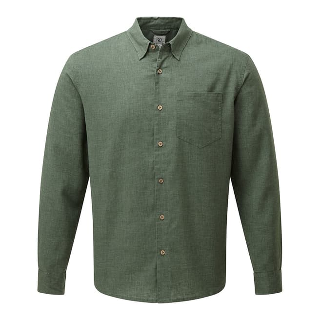 TENTREE Green Hemp Shirt