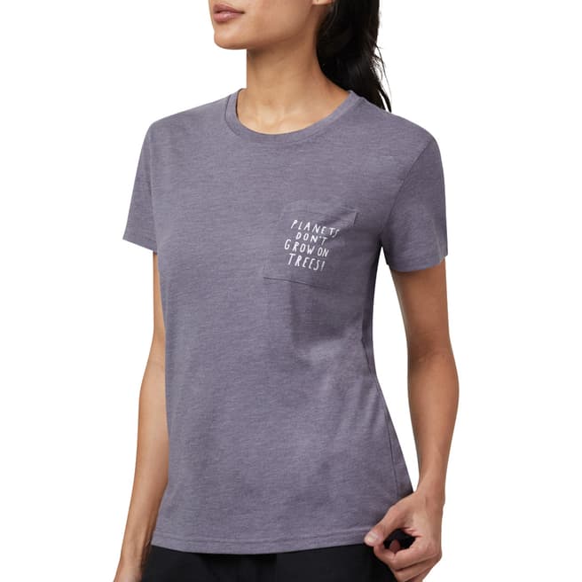 TENTREE Grey Boyfriend Pocket T-Shirt