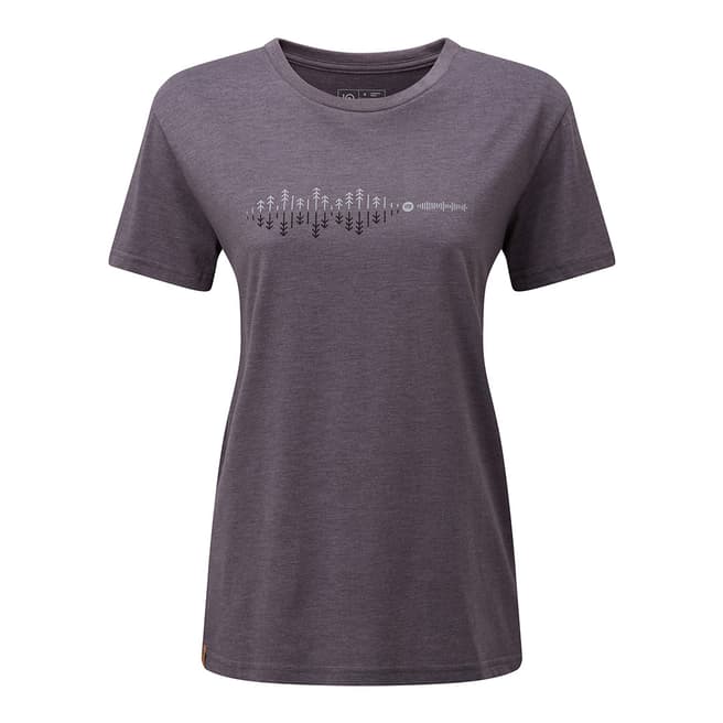 TENTREE Grey Graphic Boyfriend T-Shirt