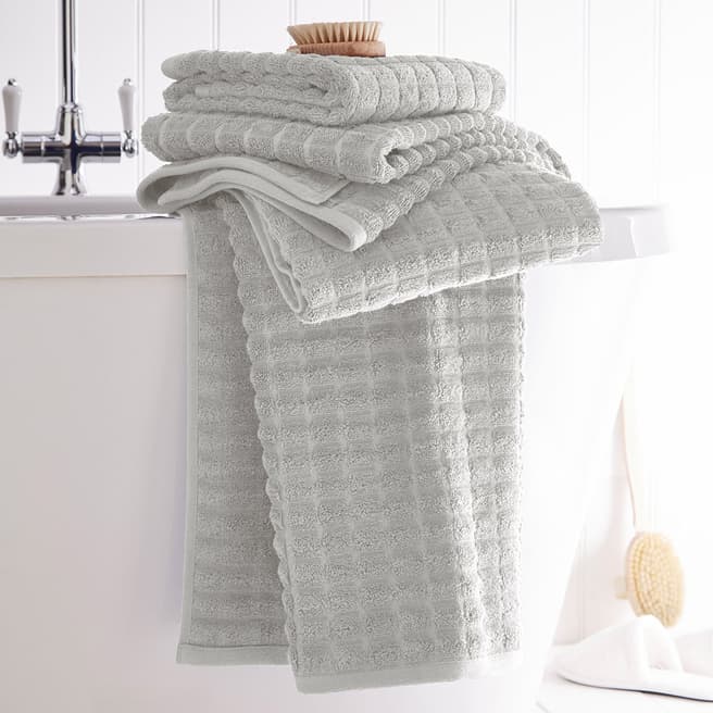 Portfolio Home Geo 4 Piece Towel Bale, Silver