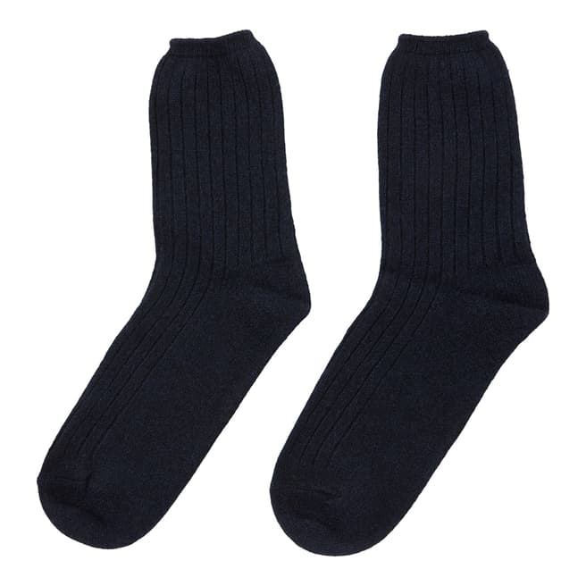 Scott & Scott London Men's Navy Cashmere Socks