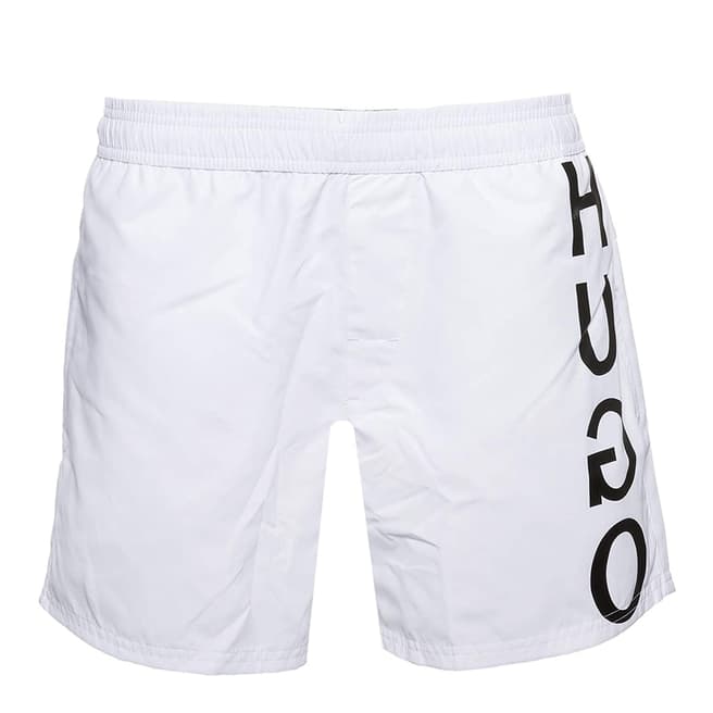 HUGO White Gonave Swim Short