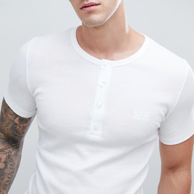 BOSS White Rn Bp Retro T-Shirt 