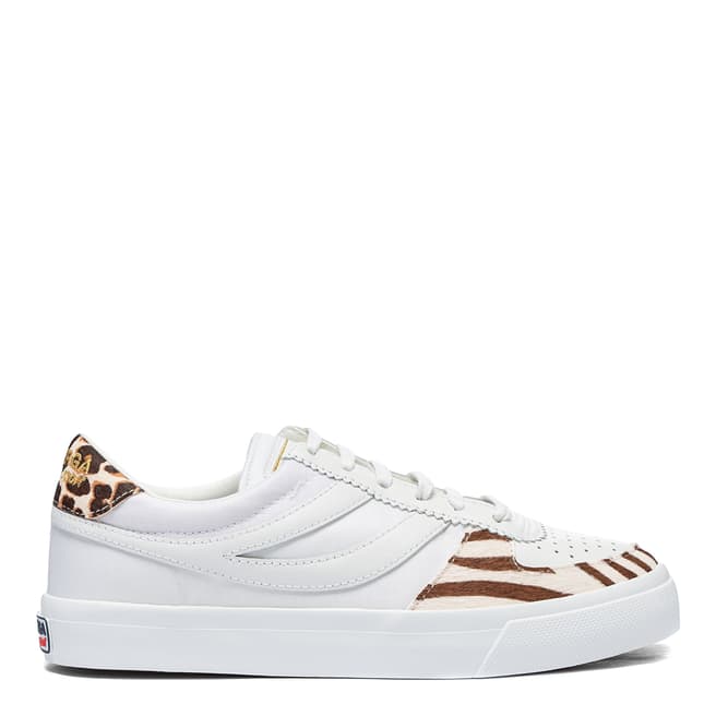 Superga White/Zebra 2846 Sport Seattle Sneakers