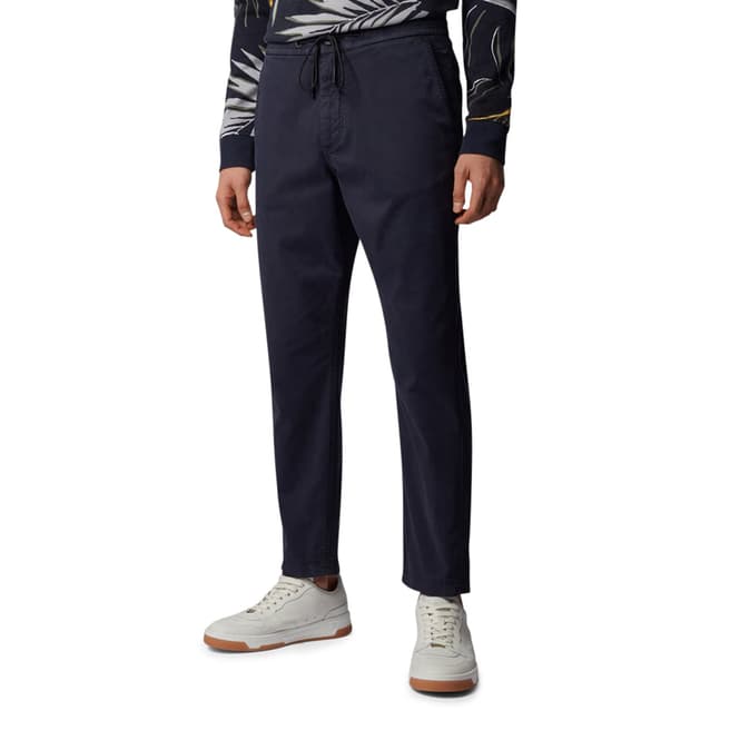 BOSS Navy Sabriel Casual Trousers
