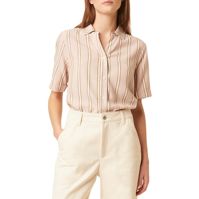 Great Plains Multi Stripe Collared Cotton Shirt