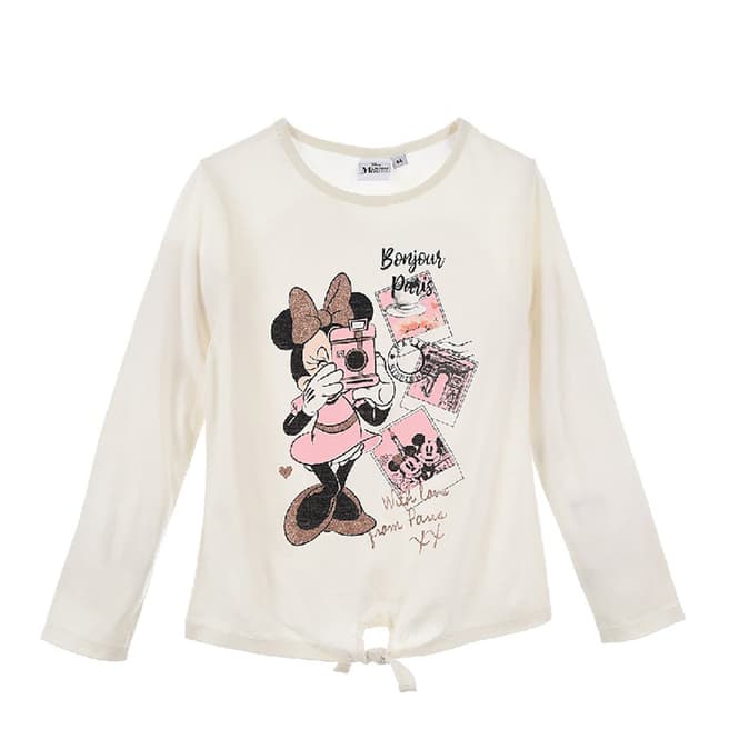 Disney Kid's Owhite Minnie Lightweight Jersey
