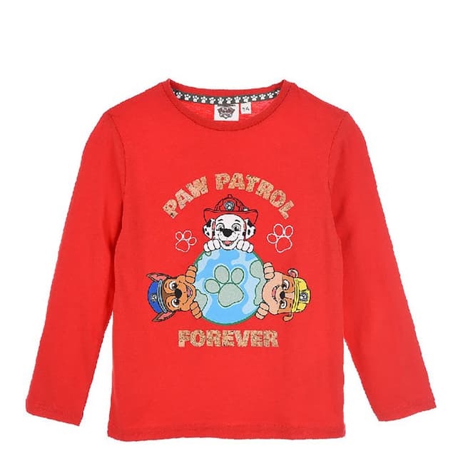 Disney Kid's Red Paw Patrol Lightweight Jersey