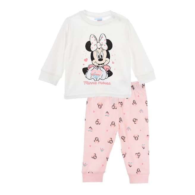 Disney Baby Off White Minnie Pyjamas
