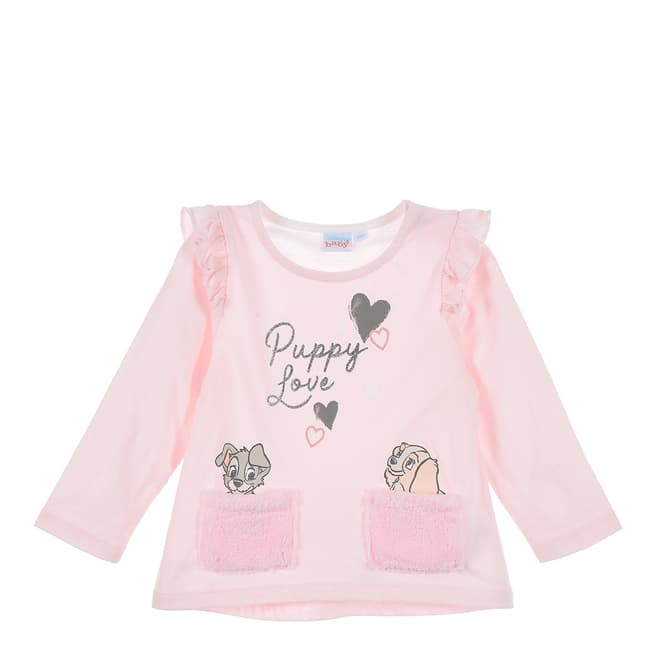 Disney Baby Off White Lady And The Tramp Lightweight Top