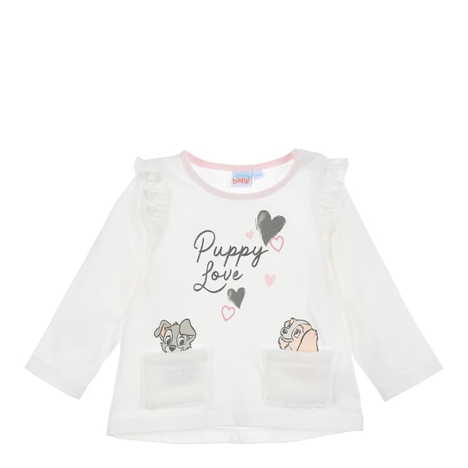 Disney Baby Light Pink Lady And The Tramp Lightweight Top