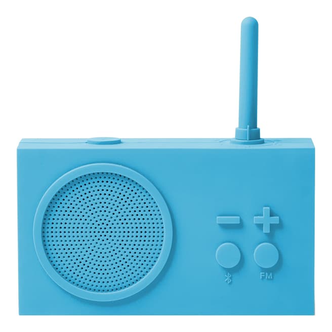 Lexon Turquoise Tykho 3 FM Radio + Bluetooth Speaker