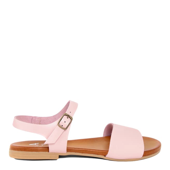 Alissa Shoes Pink Wide Strap Sandal