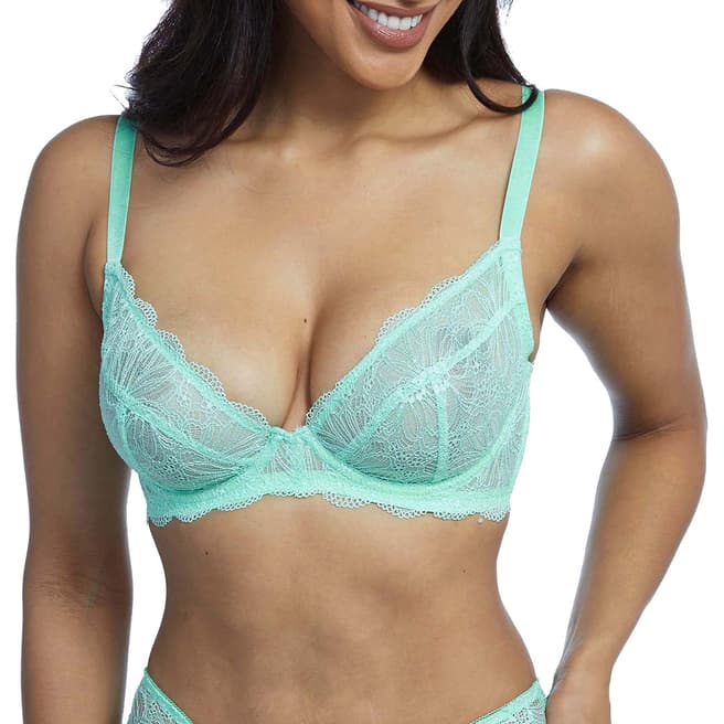 Wolf & Whistle Mint Ariana Everyday Lace Bra