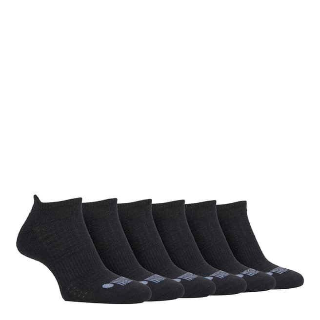 Jeep Black 6 Pack Performance Polyester Sock