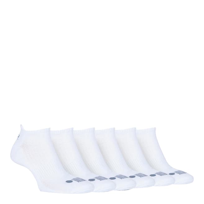 Jeep White 6 Pack Performance Polyester Sock