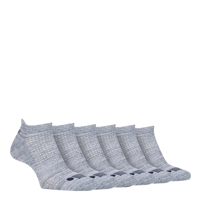Jeep Grey 6 Pack Performance Polyester Sock