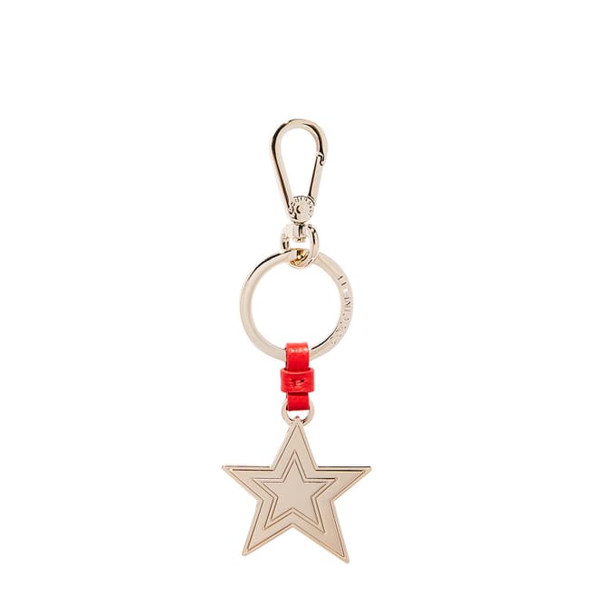 Coccinelle Polish Red Star Keyring
