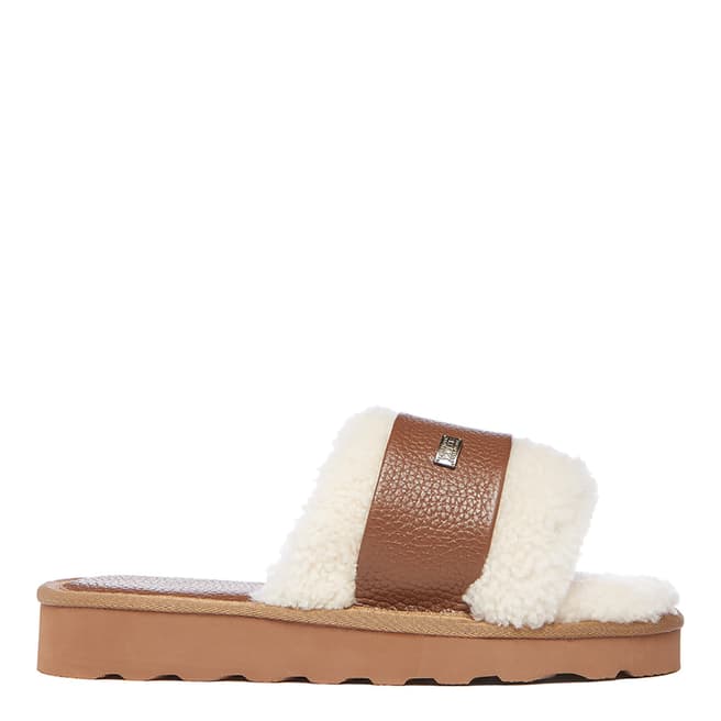 Australia Luxe Collective Chestnut Muchas Curly Slippers