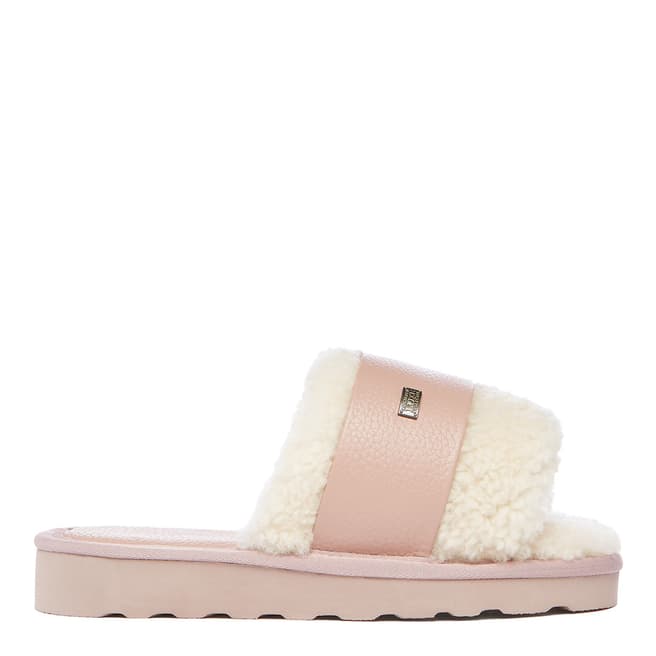 Australia Luxe Collective Pink Muchas Curly Slippers