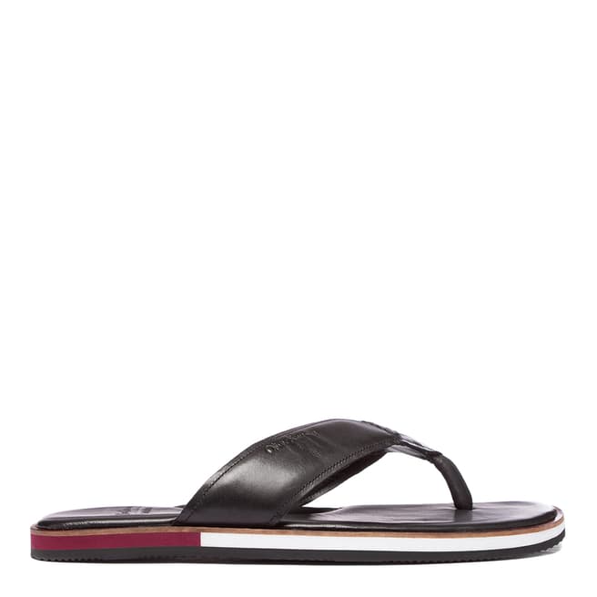 Oliver Sweeney Black Wight Leather Sandals