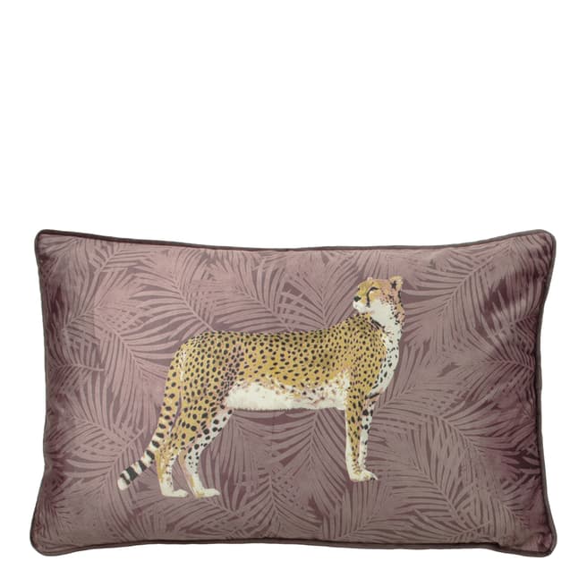 RIVA home Cheetah Forest Cushion 30 x 50cm, Blush