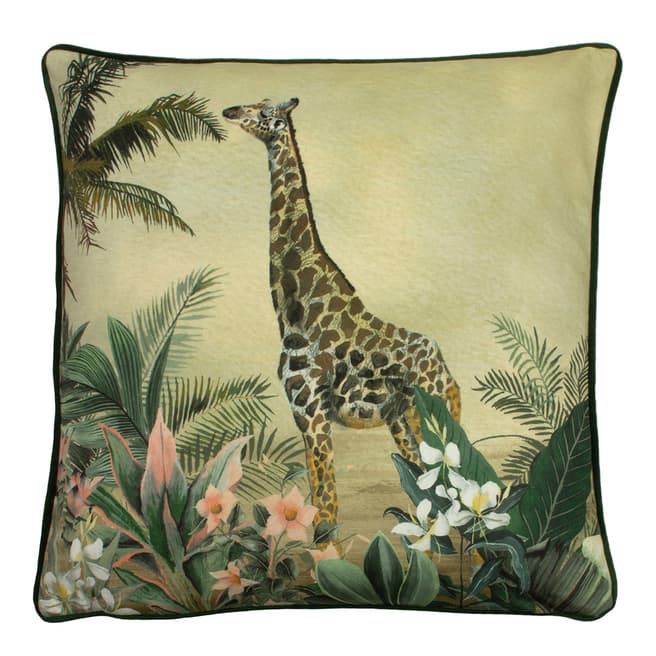 Evans Lichfield Manyara 43x43cm Cushion, Giraffe