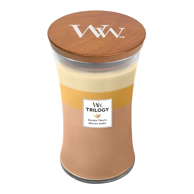 Woodwick Woodwick Trilogy Large Jar Golden Treats