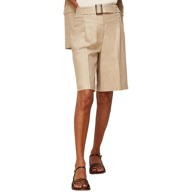 WHISTLES Neutral Horn Buckle Board Shorts