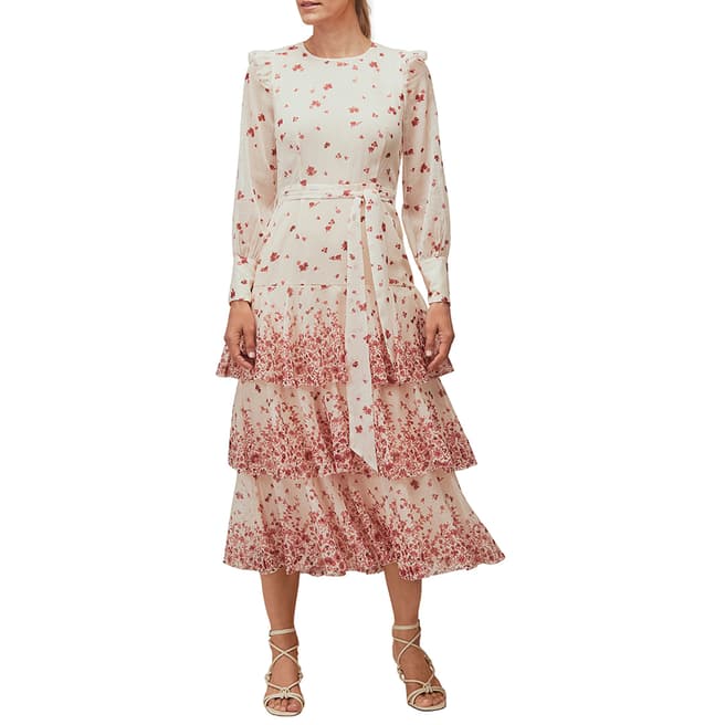 WHISTLES Multi Eastern Blossom Dress