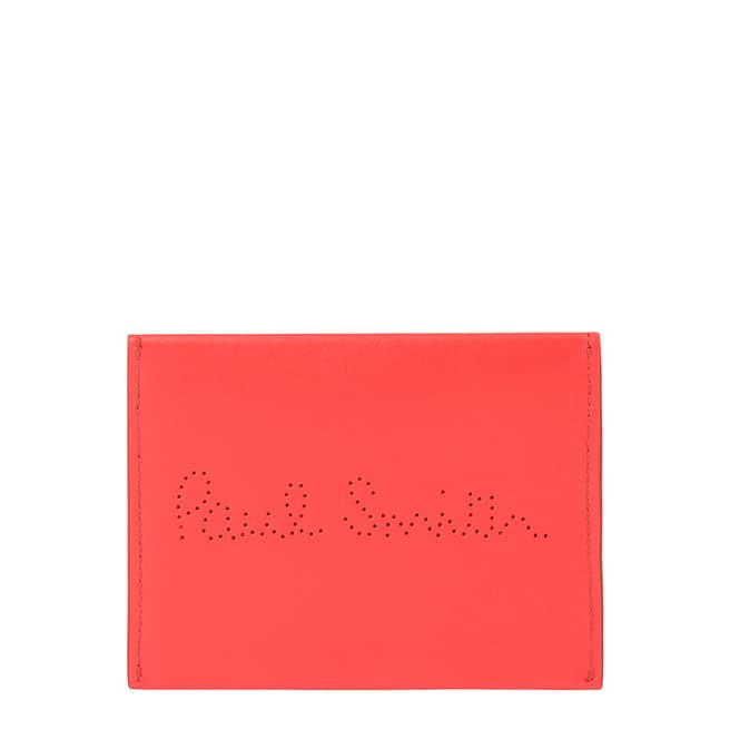 PAUL SMITH Coral Goat Leather Wallet
