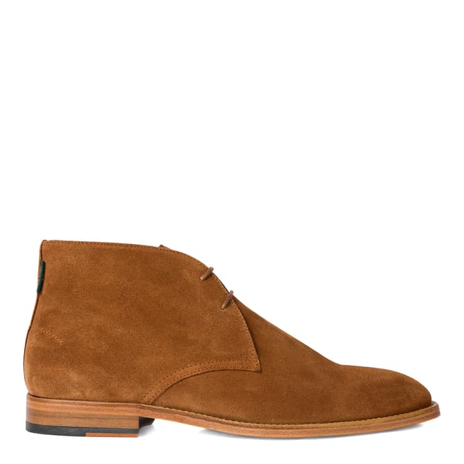 PAUL SMITH Tan Suede Ankle Boots