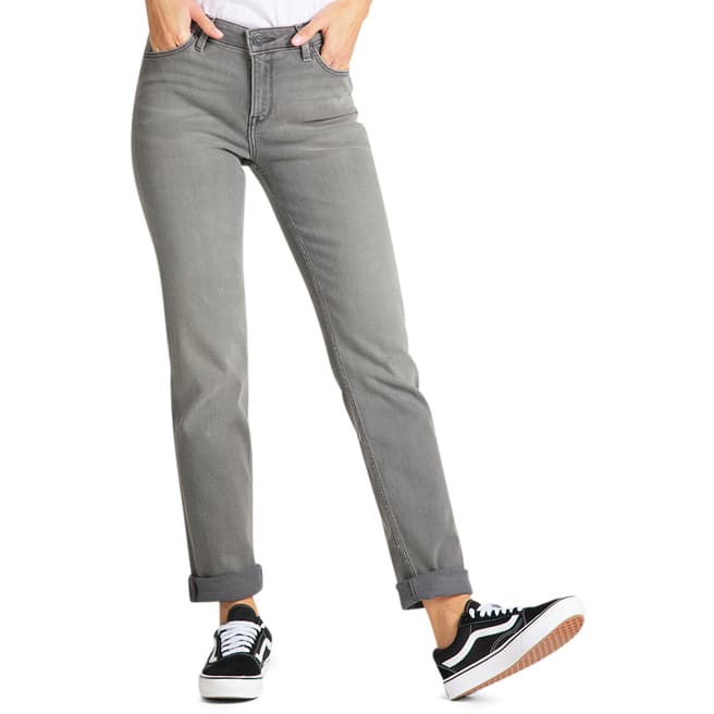 Lee Jeans Grey Straight Comfort Stretch Jean