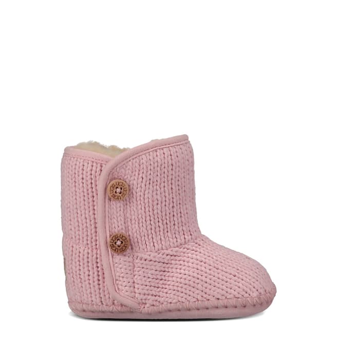 UGG Infant Pink Purl Booties